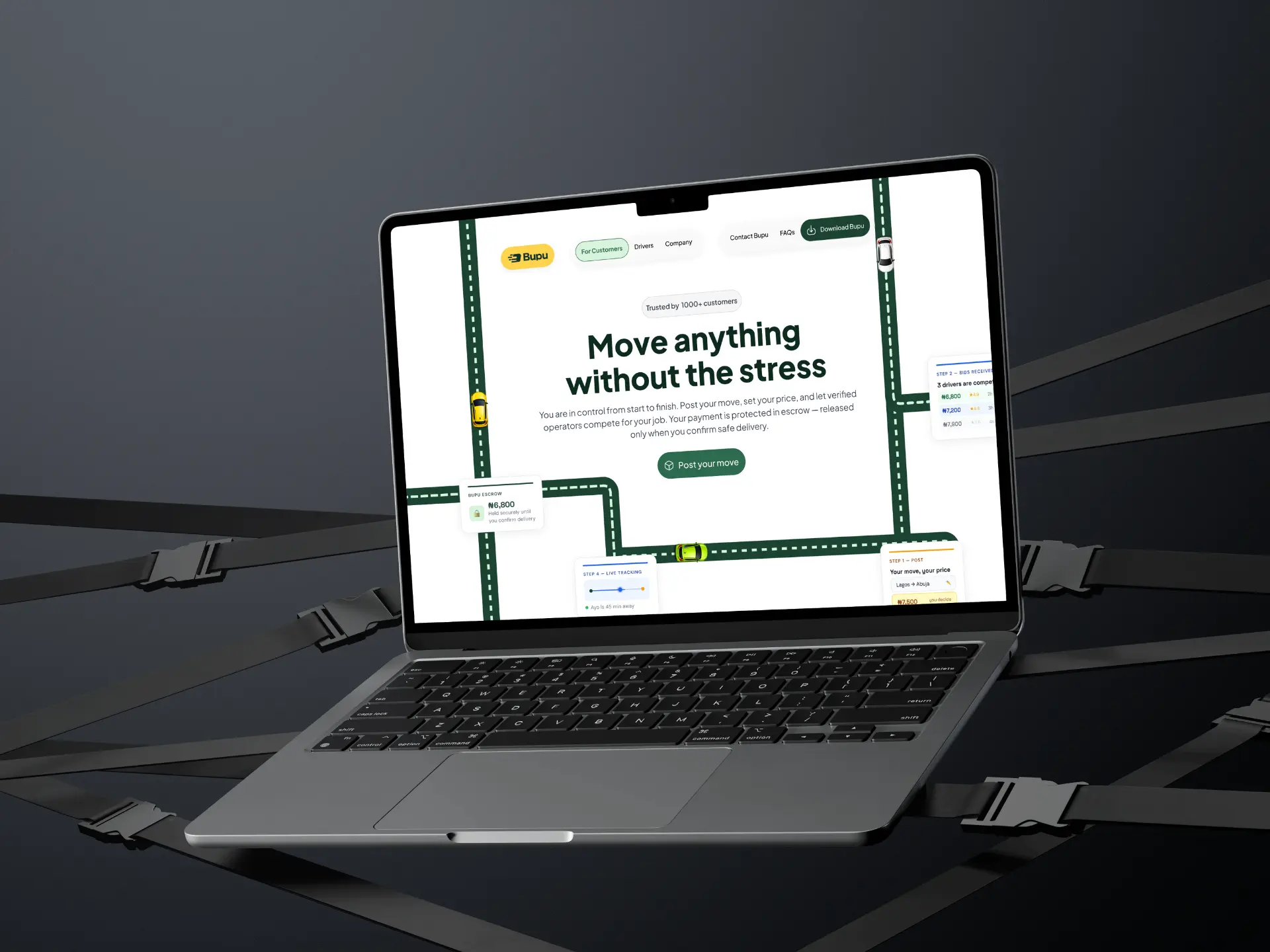 Bupu — Logistics Marketplace — Two-sided logistics marketplace for Nigeria