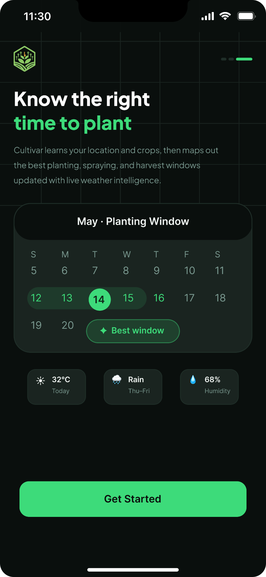Splash & Onboarding, screen 4
